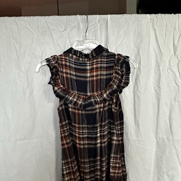 Universal Thread Goods Co Women's Plaid Fall Button Down Shirt Dress Size Small - Picture 5 of 5